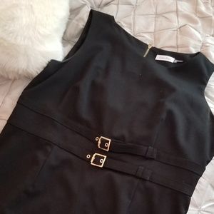 Black Calvin Klein Sheath Dress